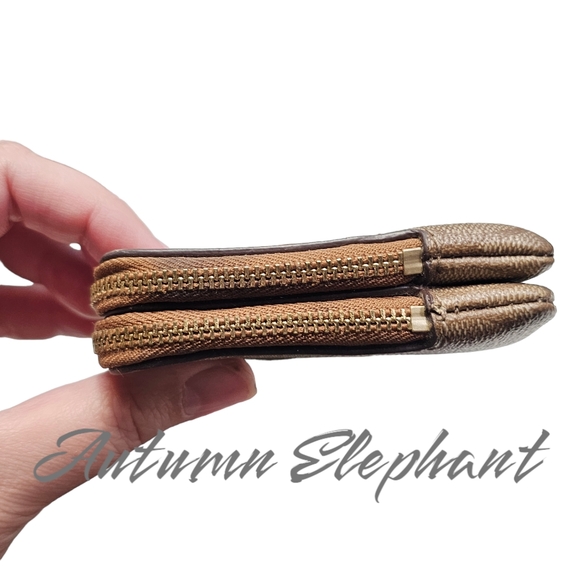 EUC Double Zip Coach Wristlet - Picture 8 of 13